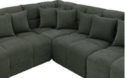 Goossens excellent hoekbank kubus groen stof - 8252752-goossens-excellent-kubus-bank-stof-groen-01 2